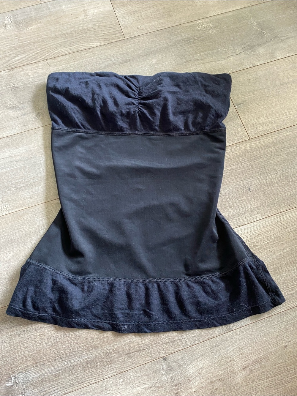 Yummie by Heather Thomson Black Strapless Shapewear Tube Top shelf bra shaper